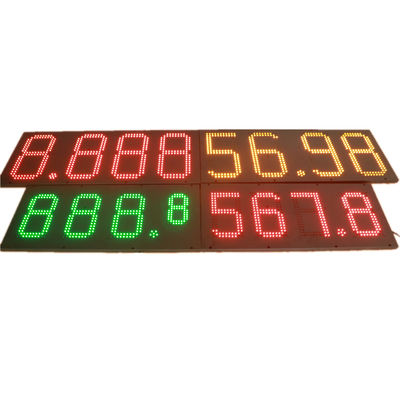 Ultra Thin Lightweight LED Gas Price Sign Remote Control Oil Price Sign For Gas Station